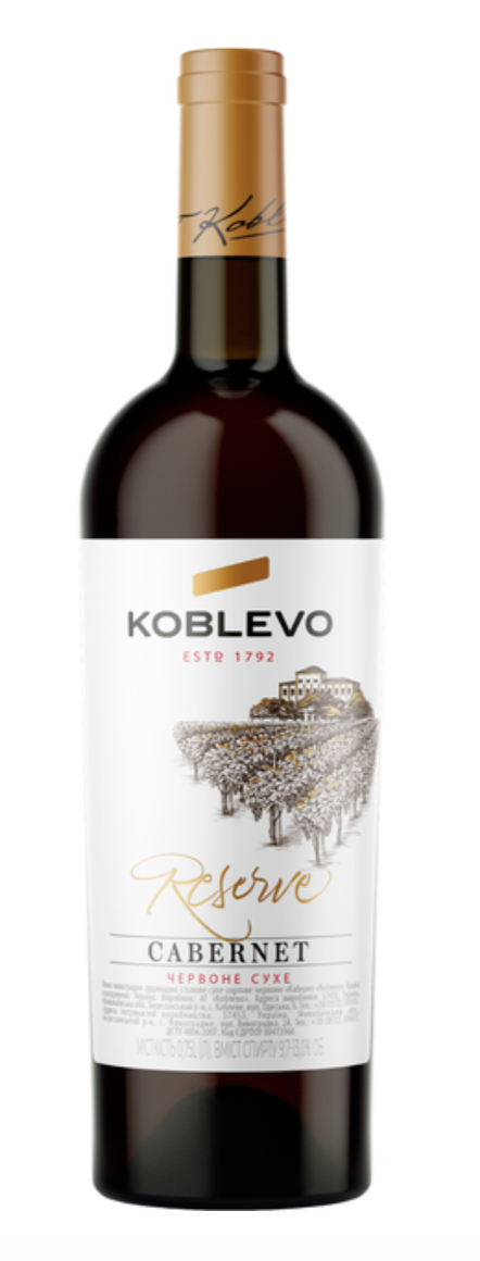 Вино Коблево Reserve Wine Каберне сухе черв. 13% 0.75 л